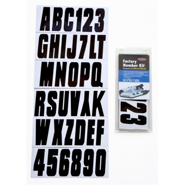 Hardline Products Inflatable Letter Kit-Black