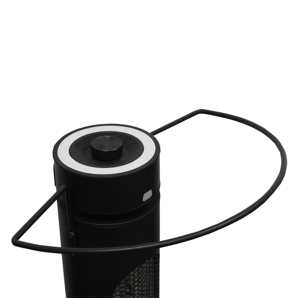 Oscillating Electric Heater in Black