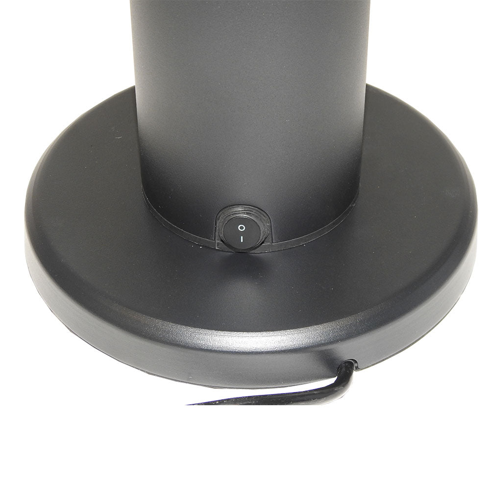 Oscillating Electric Heater in Black