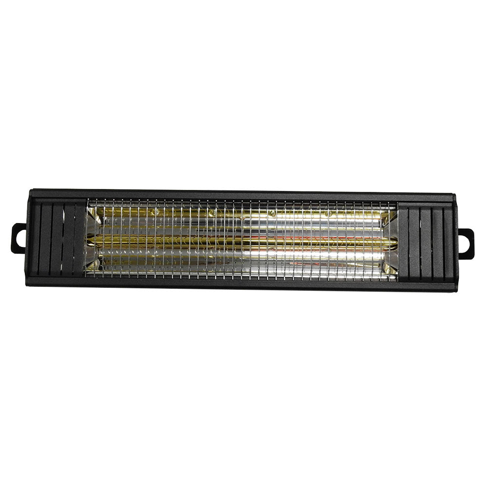 Parasol Electric Heater in Black with Remote