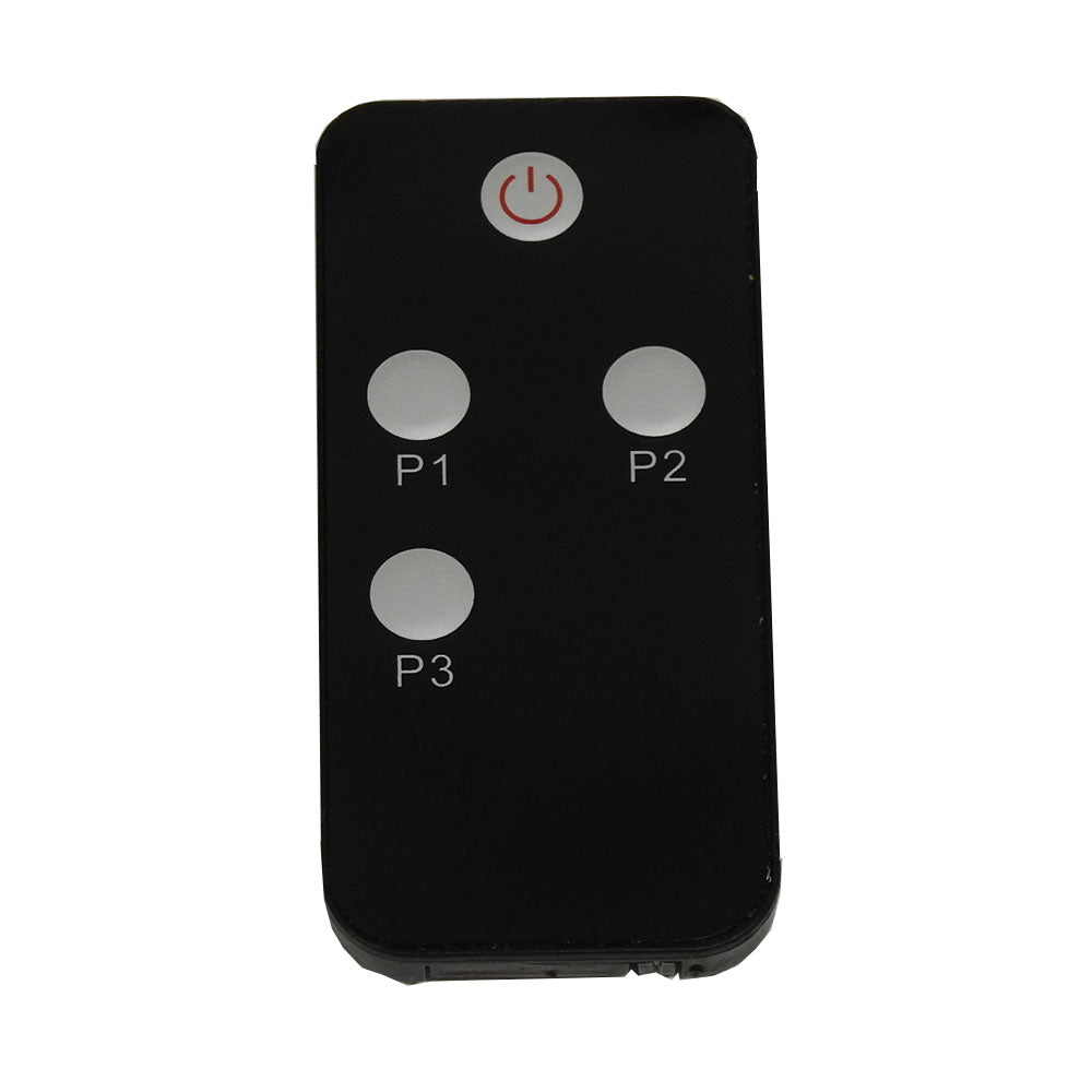 Parasol Electric Heater in Black with Remote