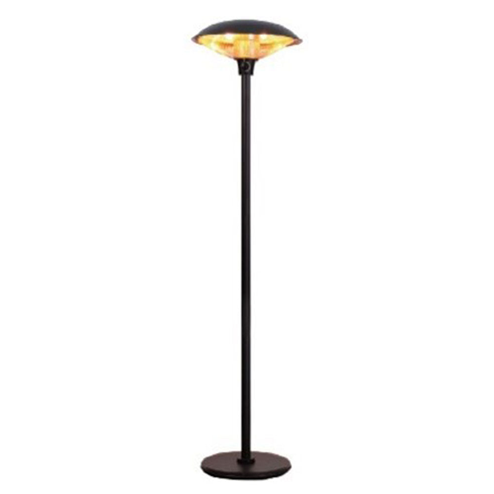 Indoor/Outdoor Standing Electric Patio Heater in Black