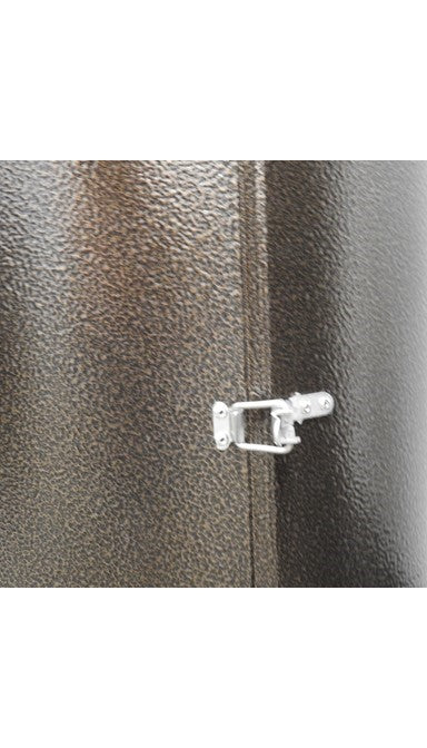 87" Tall Outdoor Patio Heater with Table - Hammered Bronze