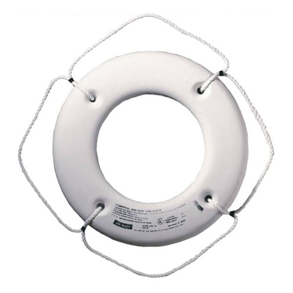 Cal-June 24" H S Ring Buoy White-Boxed
