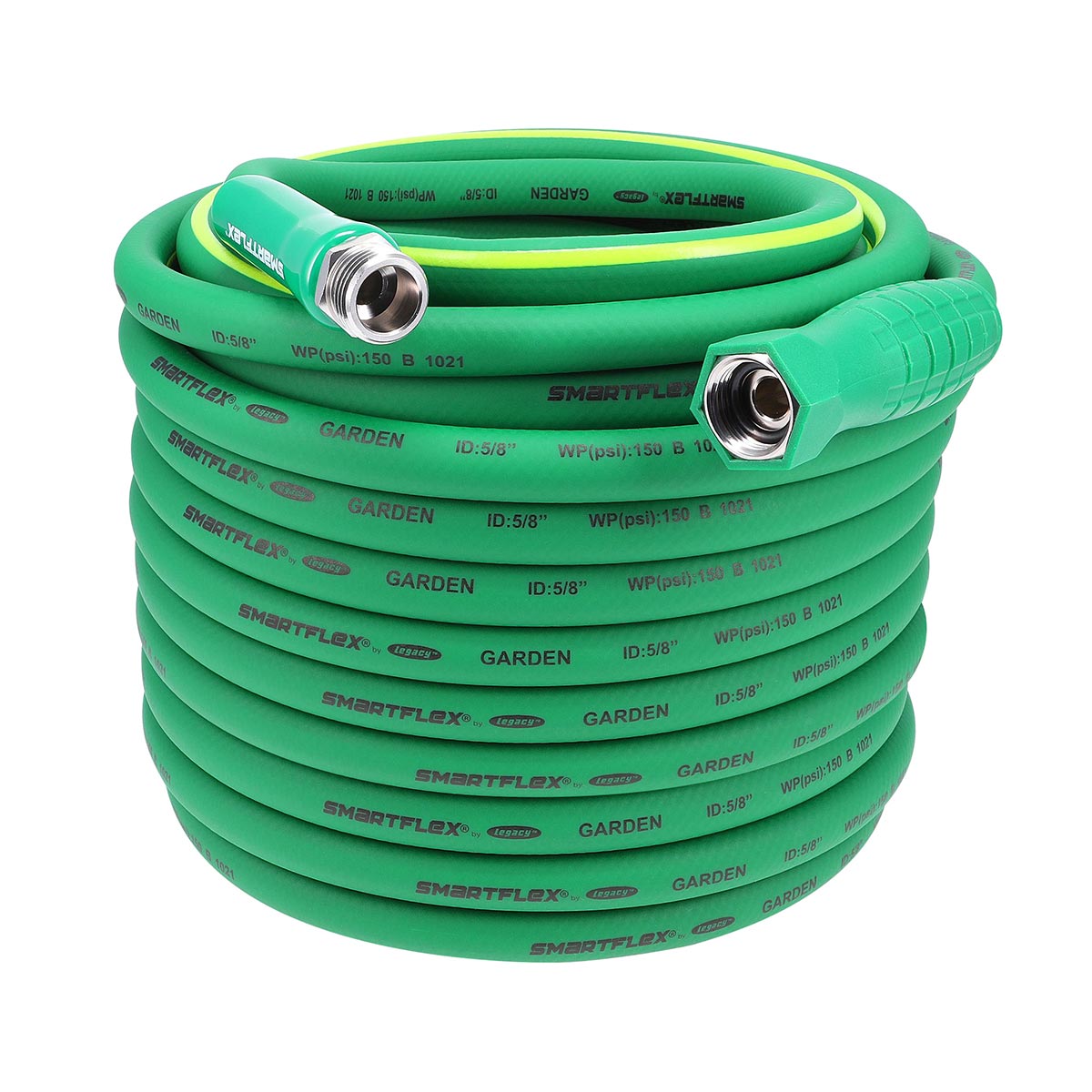 SmartFlex-« Garden Hose 5/8" x 100' 3/4" - 11 1/2 GHT Fittings