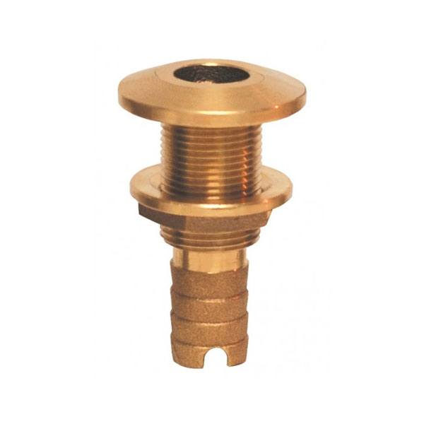 Groco Brz Thru Hull W/Nut 5/8" Hose