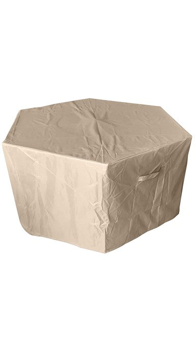 Hiland Heavy Duty Waterproof Hexagon Propane Fire Pit Cover