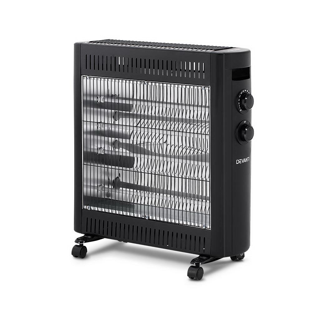 Devanti 2200W Infrared Radiant Heater Portable Electric Convection