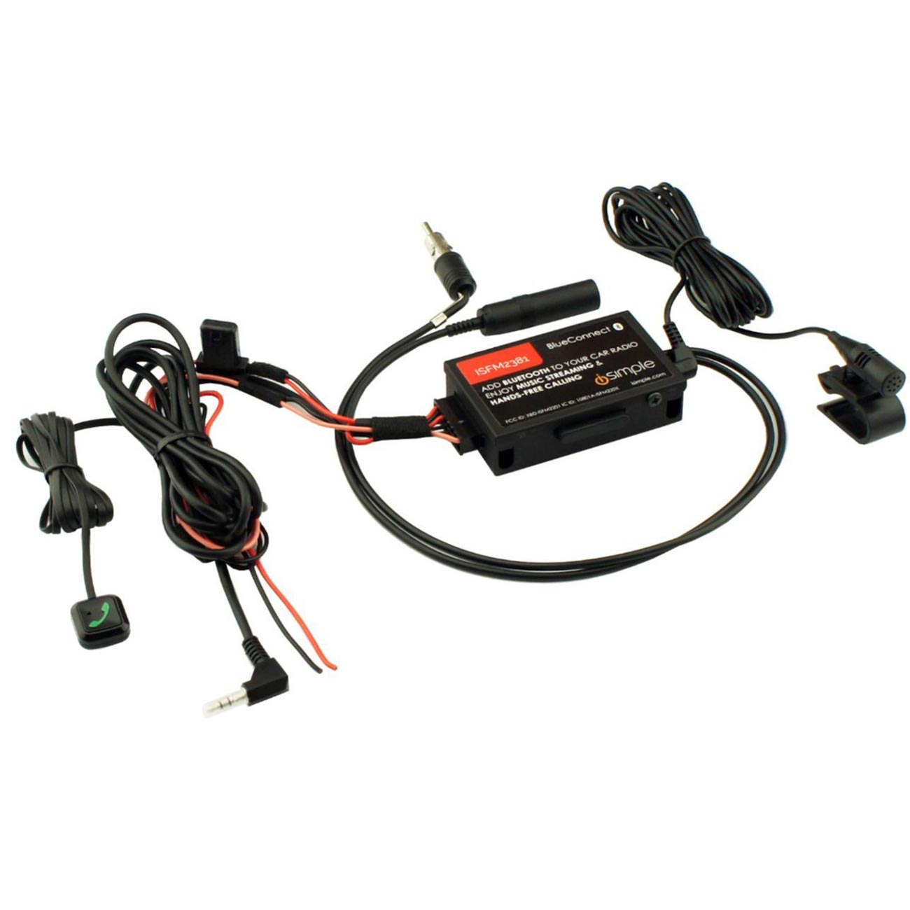 iSimple BlueConnect Hands-Free Car Kit with Audio Streaming