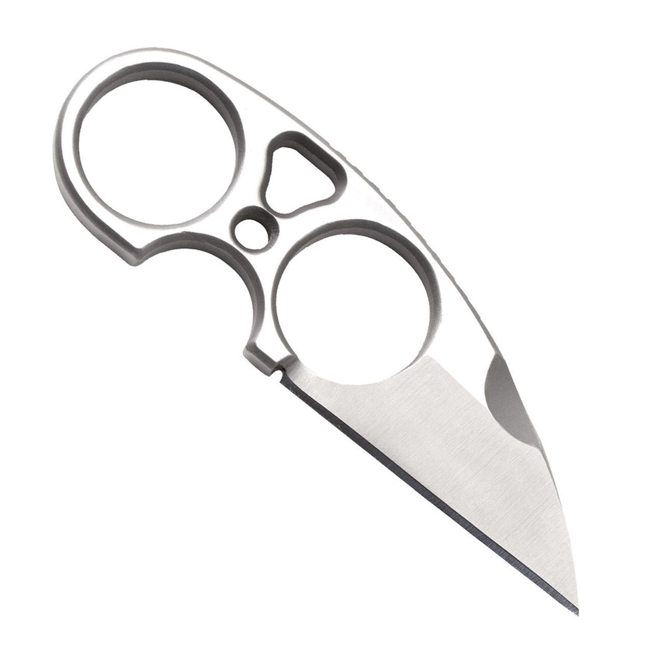 SOG Jason Brous Snarl 2.3" Satin Sheepsfoot Straight Blade Molded Nylon Sheath