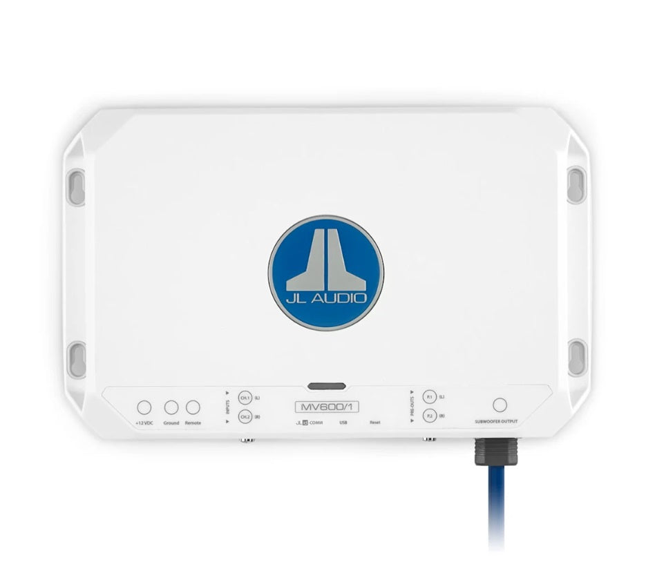 JL Audio MVi Marine Amplifier Monoblock Sub-woofer Amplifier 600 Watts 12v
