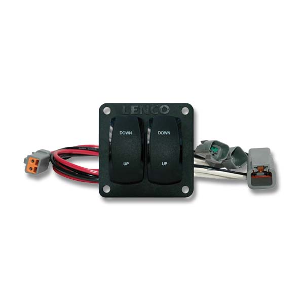 Lenco Trim Tabs Dbl Rocker Sw Kit W/O Rect