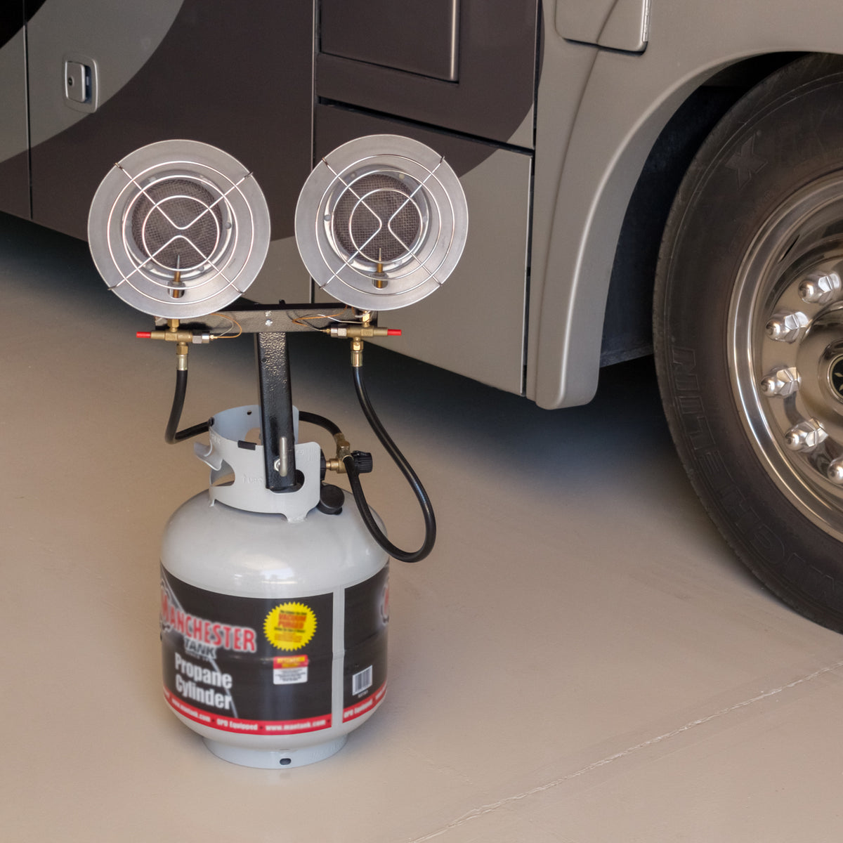 Double Burner Tank Top Heater