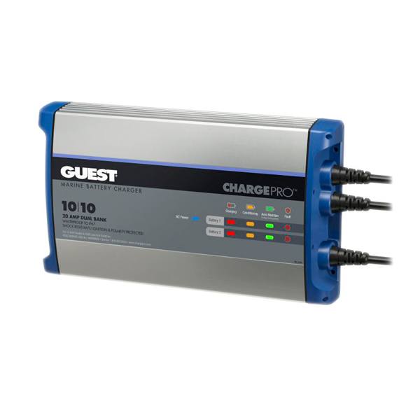 Marinco Guest Charger 20 Amp-2 Bank