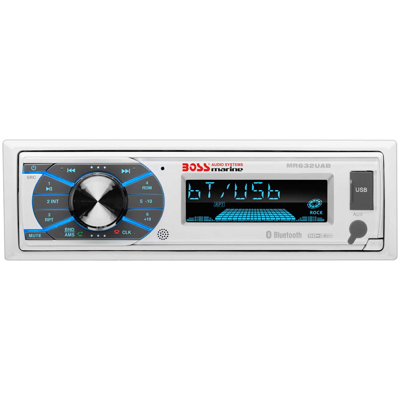 Boss Audio Marine Combo - Mechless AM/FM Digital Media Receiver with Bluetooth and (2) 6.5" Speakers