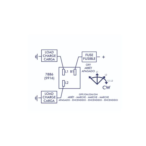 Sierra Switch Rotary Off-On1-On2-On1&2
