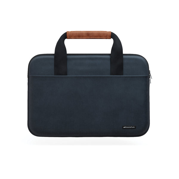 Mobile Pixels 102-1003P01 15.6-In. Waterproof Laptop Sleeve with Double Zipper, Multiple Compartments
