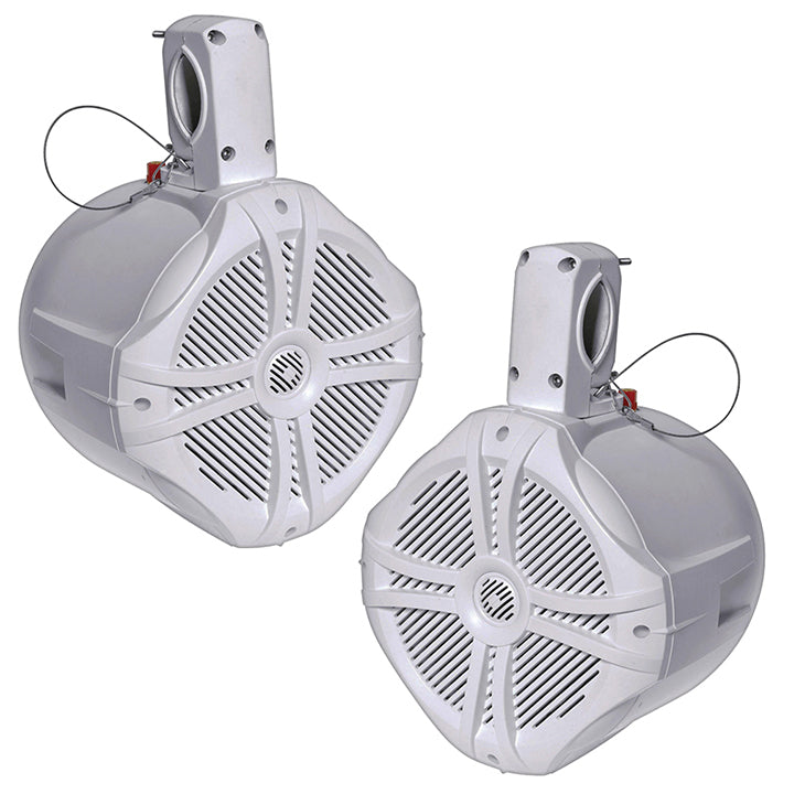 Power Acoustik Marine 6.5GÇ¥ 2-Way Wakeboard Speaker (White) - Pair