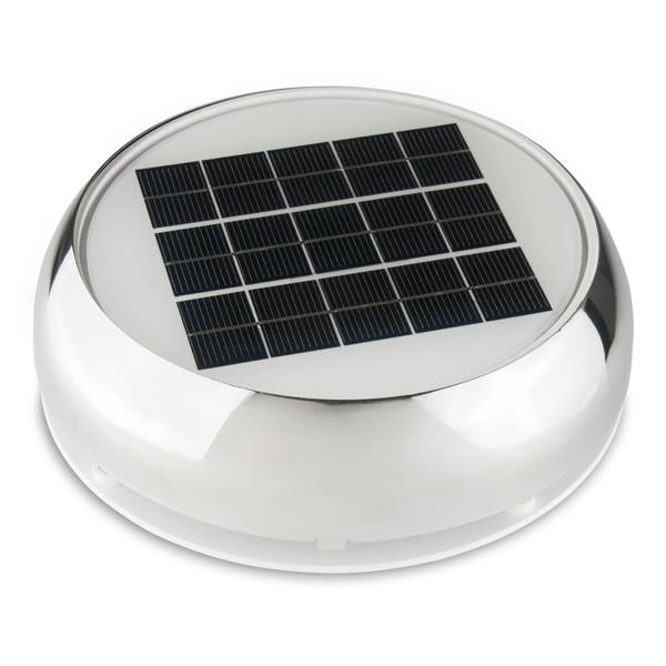 Marinco Day/Night Solar Vent 4" Ss