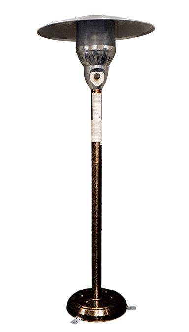 85" Natural Gas Outdoor Patio Heater - Hammered Bronze