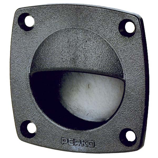 Perko Marine Flush Pull Black Plastic