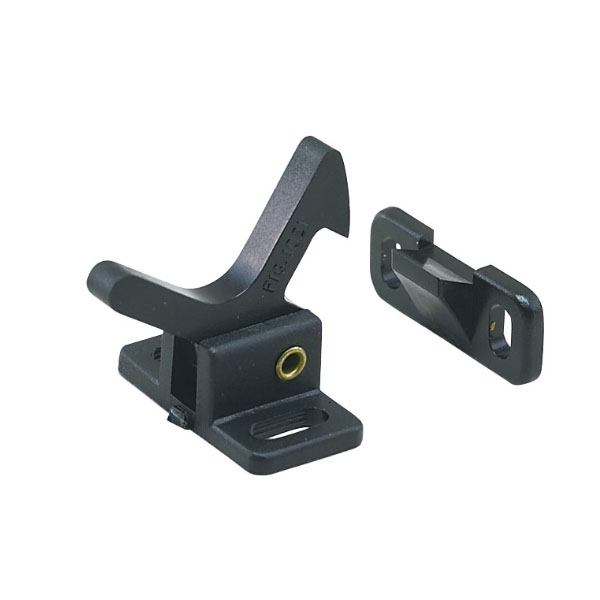 Perko Marine BLACK PLASTIC ELBOW CATCHES 2/CARD