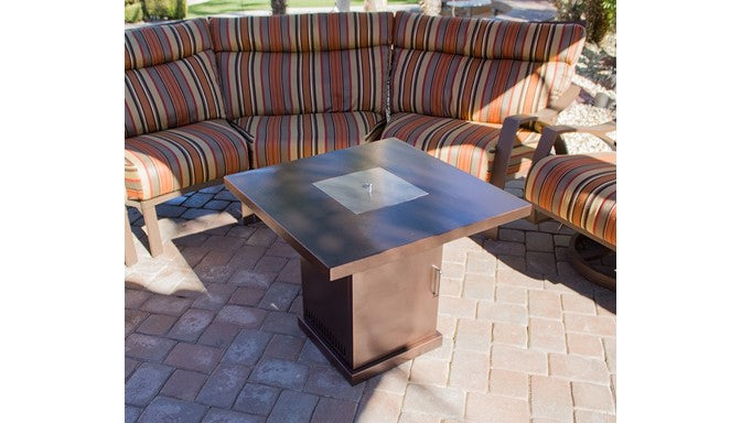 30" Conventional Fire Pit in Hammered Bronze