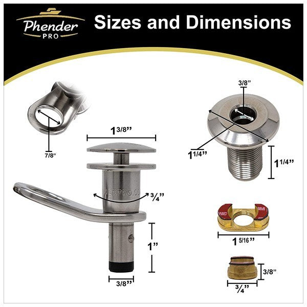 Big Sky Precision 3/8" Quick Release fender set