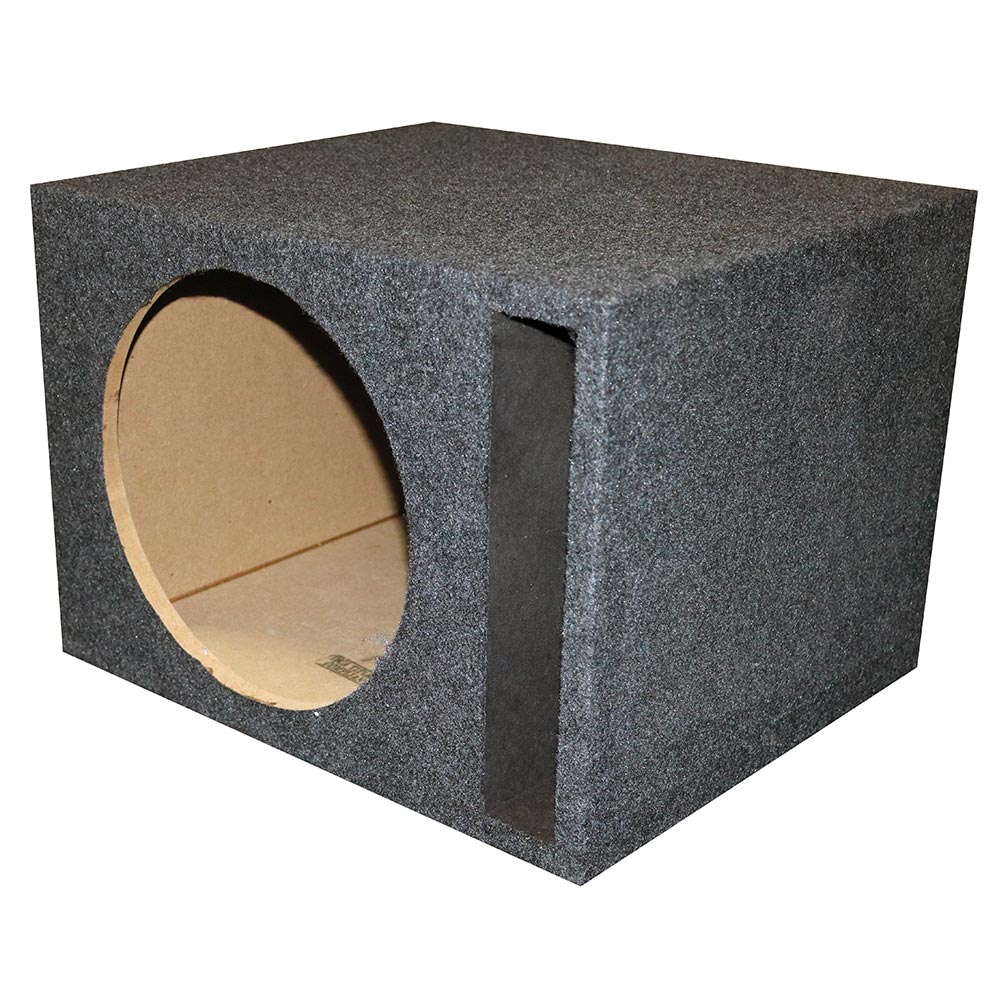 Single 12GÇ¦ Slot-Ported Vented Empty Woofer Enclosure
