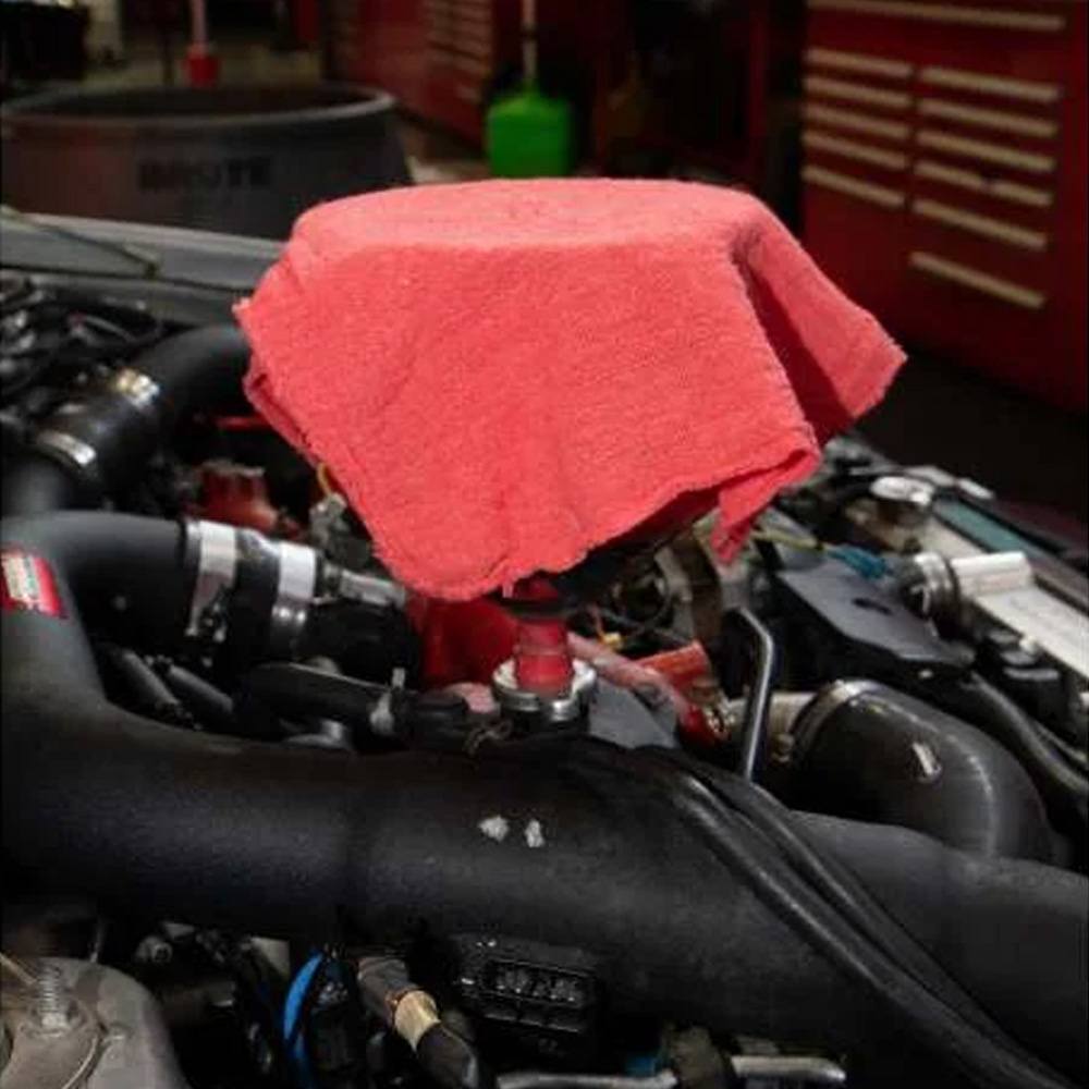 Red Shop Towels 50 Per Bag