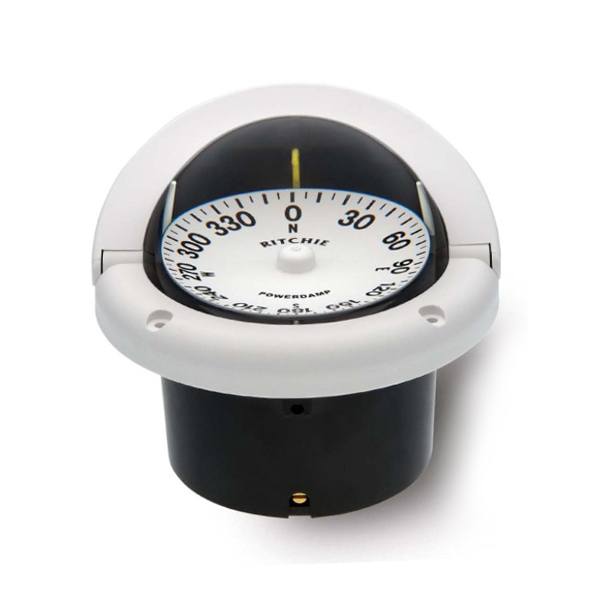 Ritchie Compass Helmsman Fl Mt-White