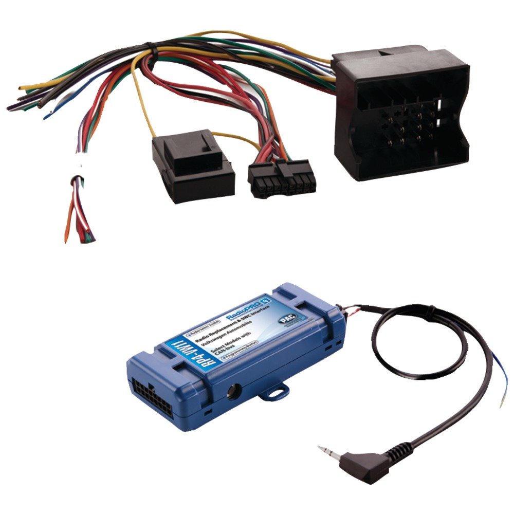 PAC radio replacement and SWC interface for GÇÿ02 - GÇÿ15 VW Vehicles with CAN bus