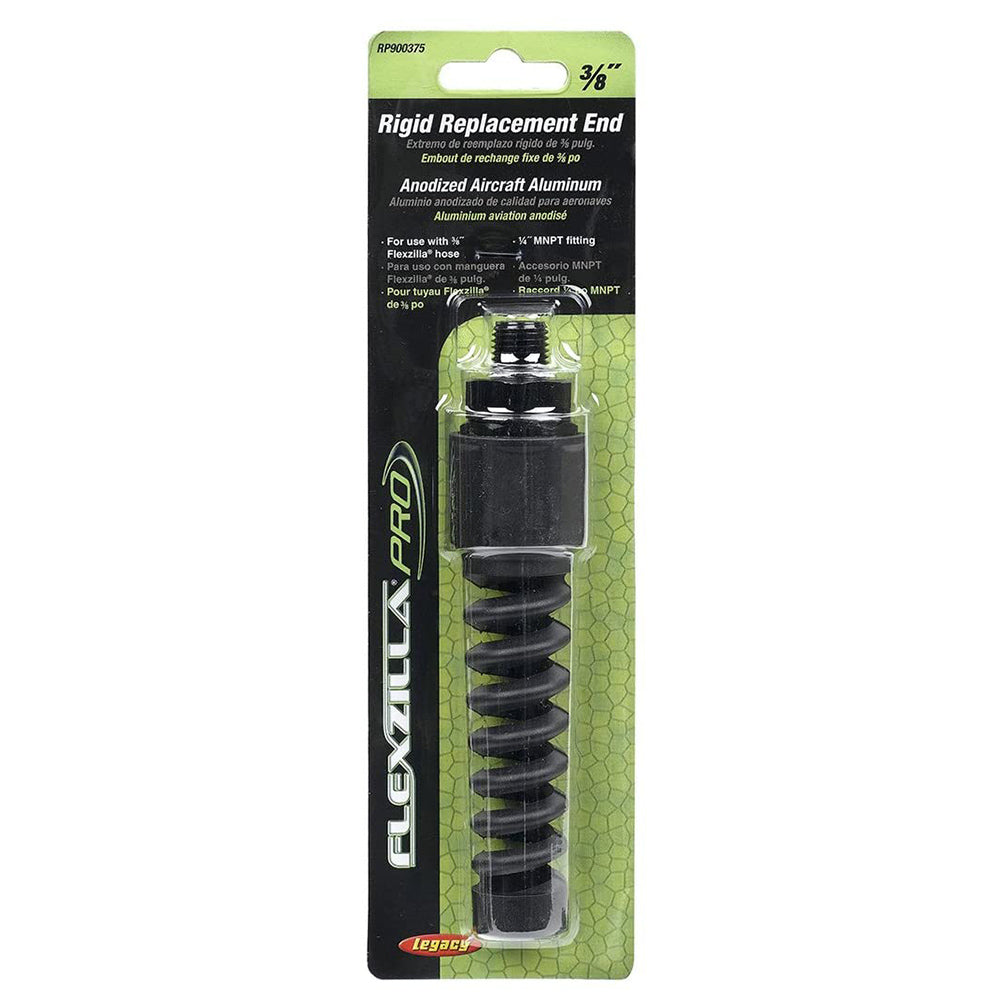 Flexzilla Pro Air Hose Reusable Fitting with Swivel 3/8" Barb 1/4" MNPT