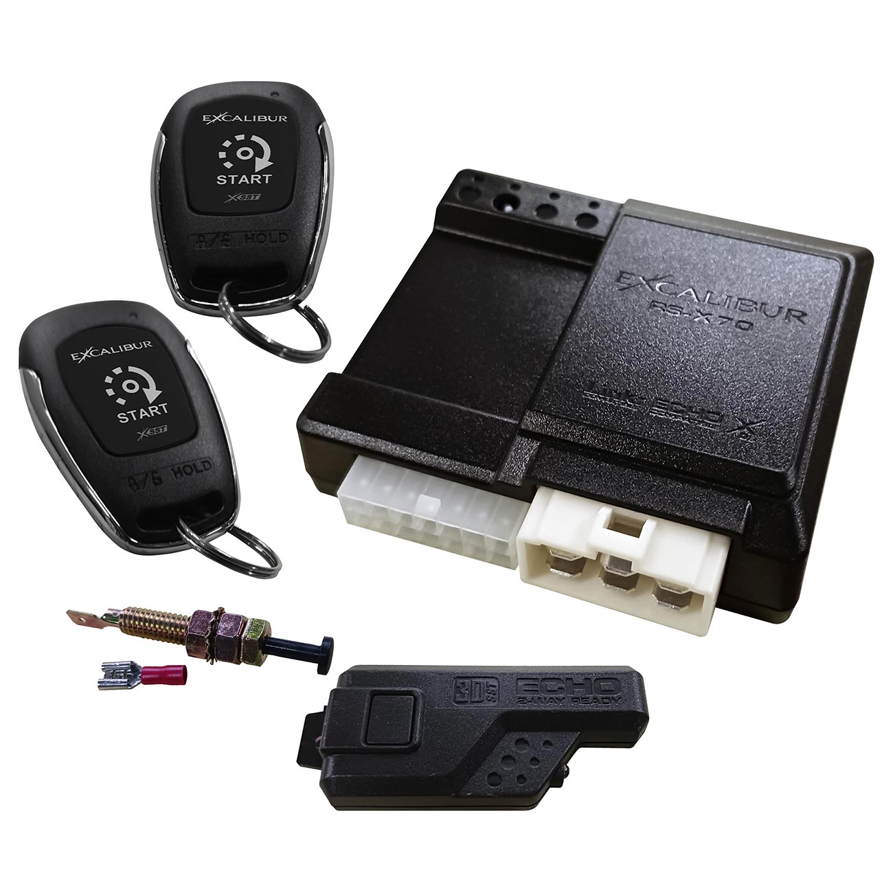 Excalibur 1-Button Remote Start/Keyless Entry System with 3000 Foot Range