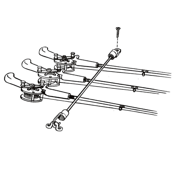 T-H Marine Rod Strap Deck Mt. 12