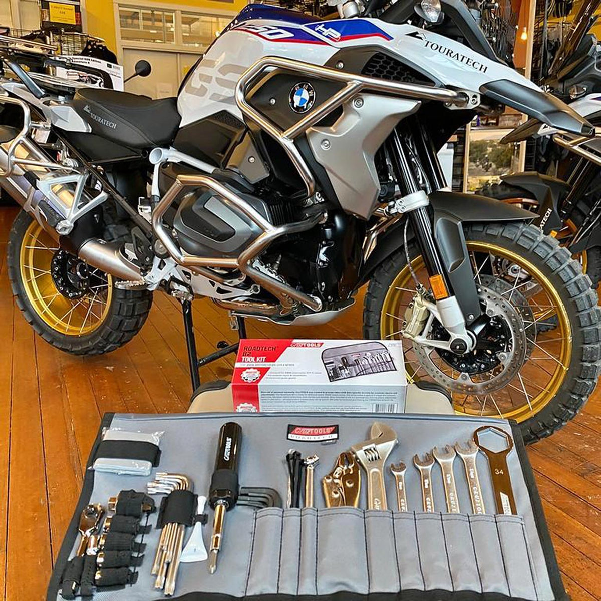 Cruz Tools RoadTechΓäó B2 Tool Kit for BMW Motorcycles - 2019 and newer (28 Piece)