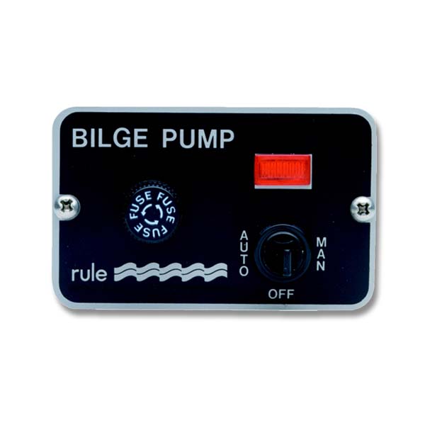 Rule Lighted Switch Panel-3 Way