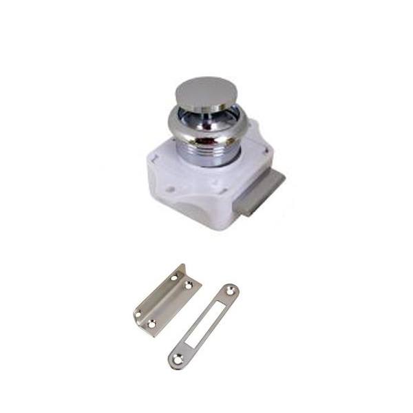 Sea Dog Marine Push Button Rim Latchchrome