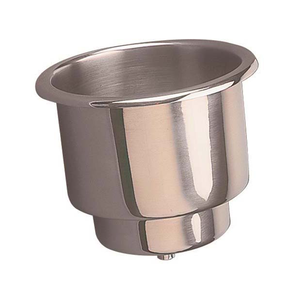 Sea Dog Marine S.S. Combo Drink Holder W/Drain 3-11/16" Hole