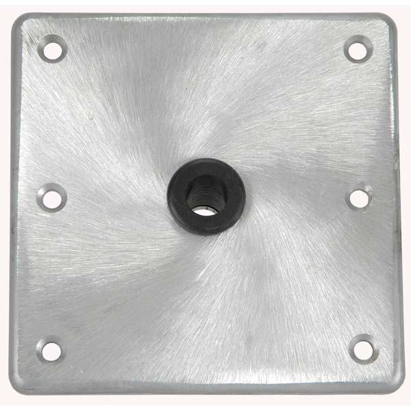Springfield Marine Kingpin Base 7"X 7" Satin Alum.