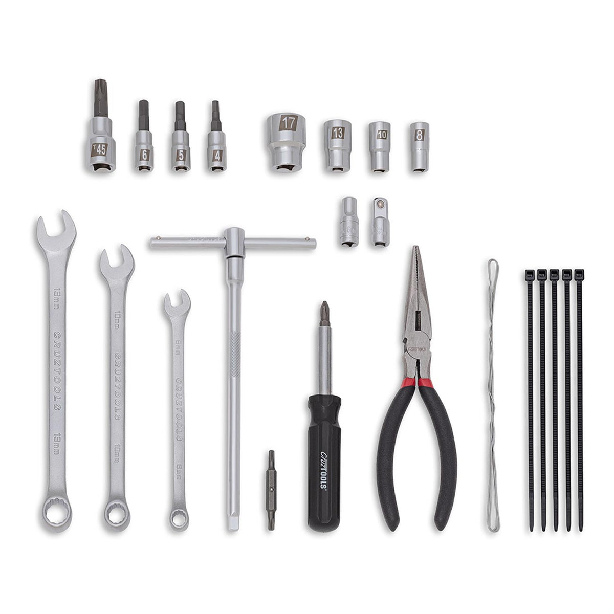 Cruz Tools SwitchbackΓäó Dirt Bike Tool Kit for KTM & Husqvarna (24 Piece)