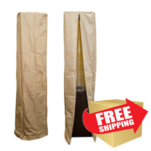 Tall Durable Square Glass Tube Patio Heater Cover