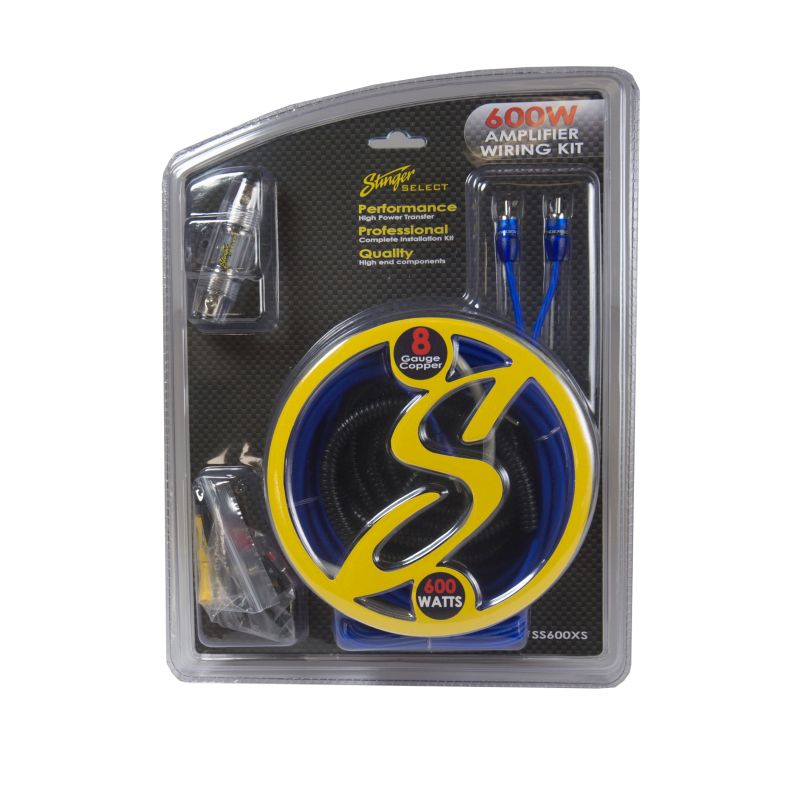 Stinger 8 Gauge Amplifier Wiring Kit Copper