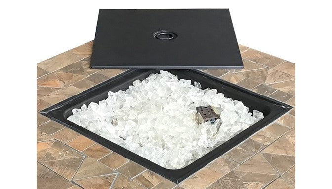 Square Tile Top Fire Pit