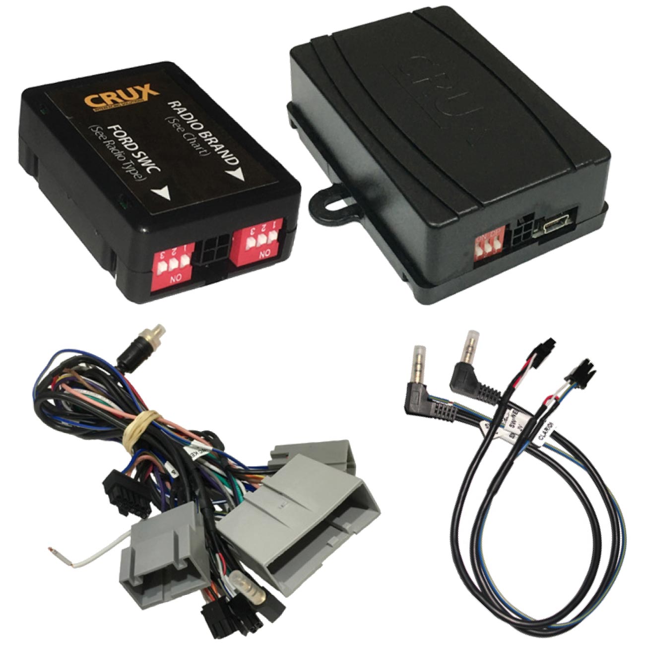 CRUX Radio Replacement with SWC Retention for Select '05-14 Ford/Lincoln/Mercury Vehicles