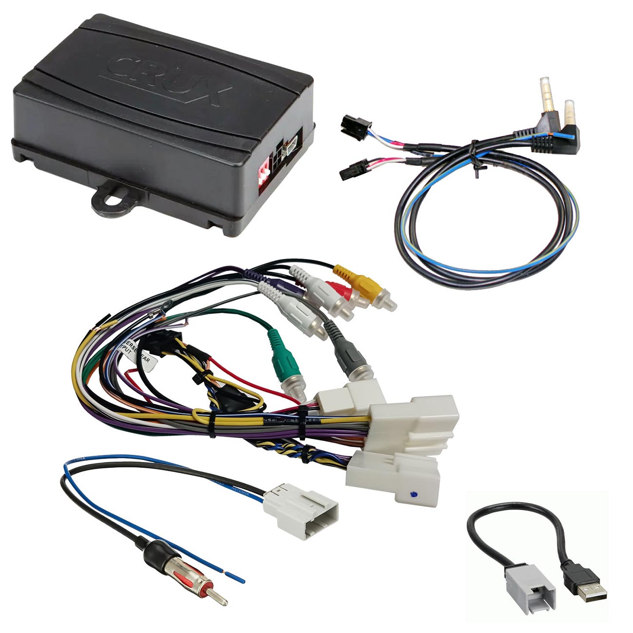 Crux Radio Replacement w/ SWC Retention - Select 2015 - 2016 Nissan Murano Vehicles with Factory Nav