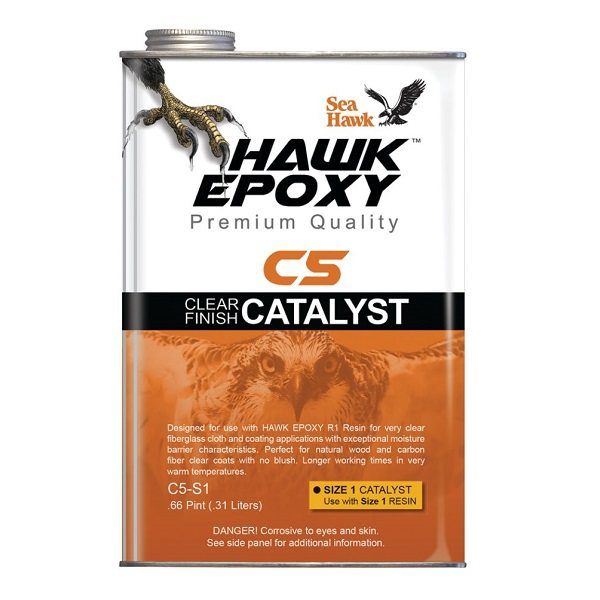 Sea Hawk Hawk Epoxy Clear Finish Catalyst Size 1 .66Pt