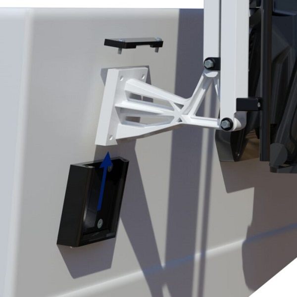 Lewmar SWA Quick Release Mounting Bracket, White