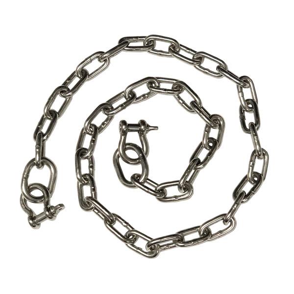 Gen3 Marine SS316 Anchor Chain 1/4"x4' with two 5/16" shackle