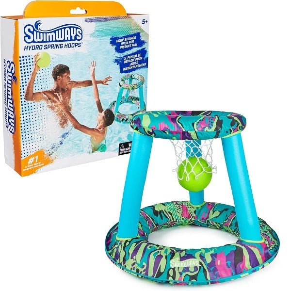 SwimWays Hydro Spring Hoops - Camo Blue